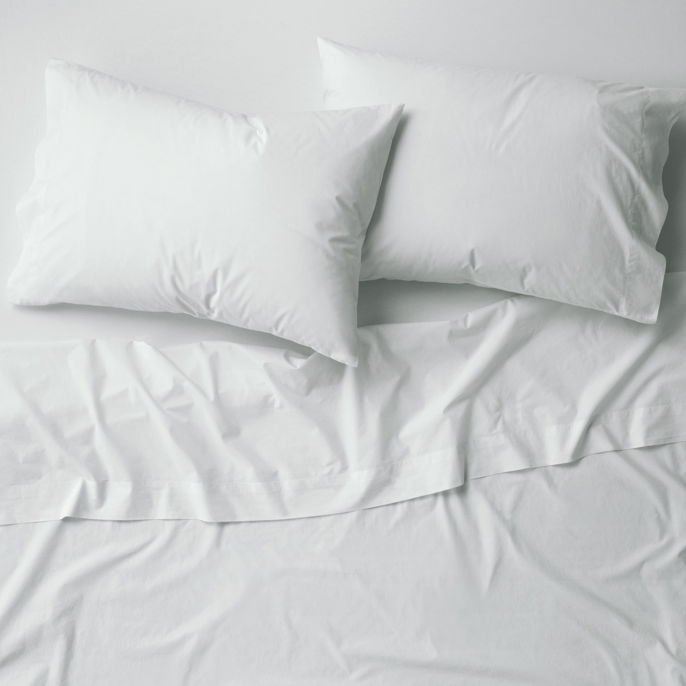 Mitre Comfort Percale Fitted Sheet White King Size GT801 