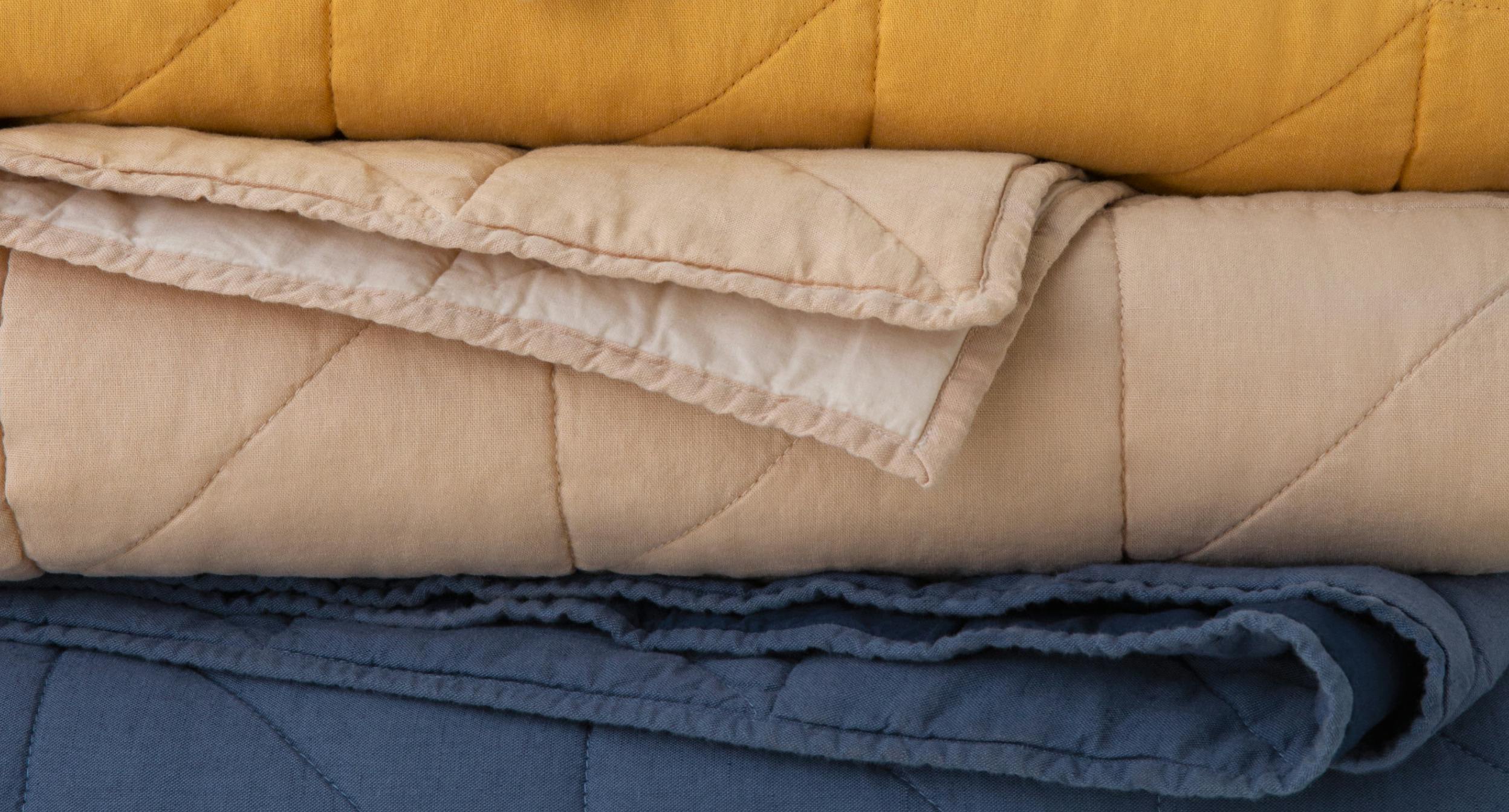 quilt stack close up