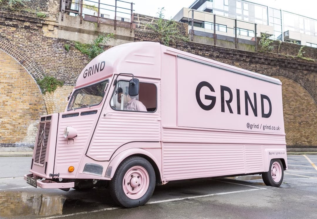 grind coffee van