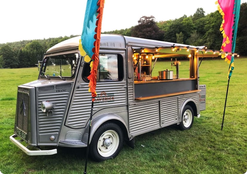 mobile bar in field