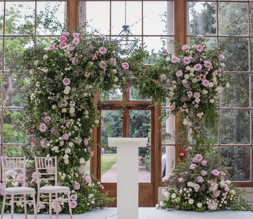 Decorative flower arch