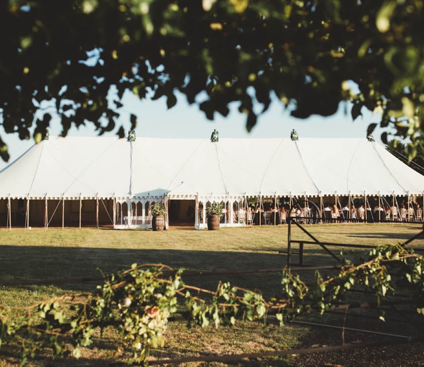 Wedding tent clearance hire