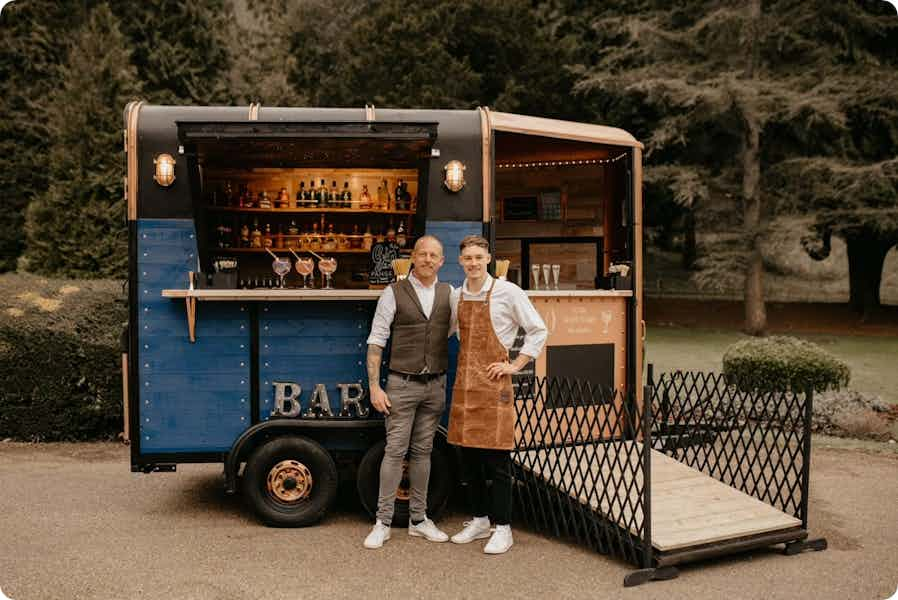 Horsebox bar set up