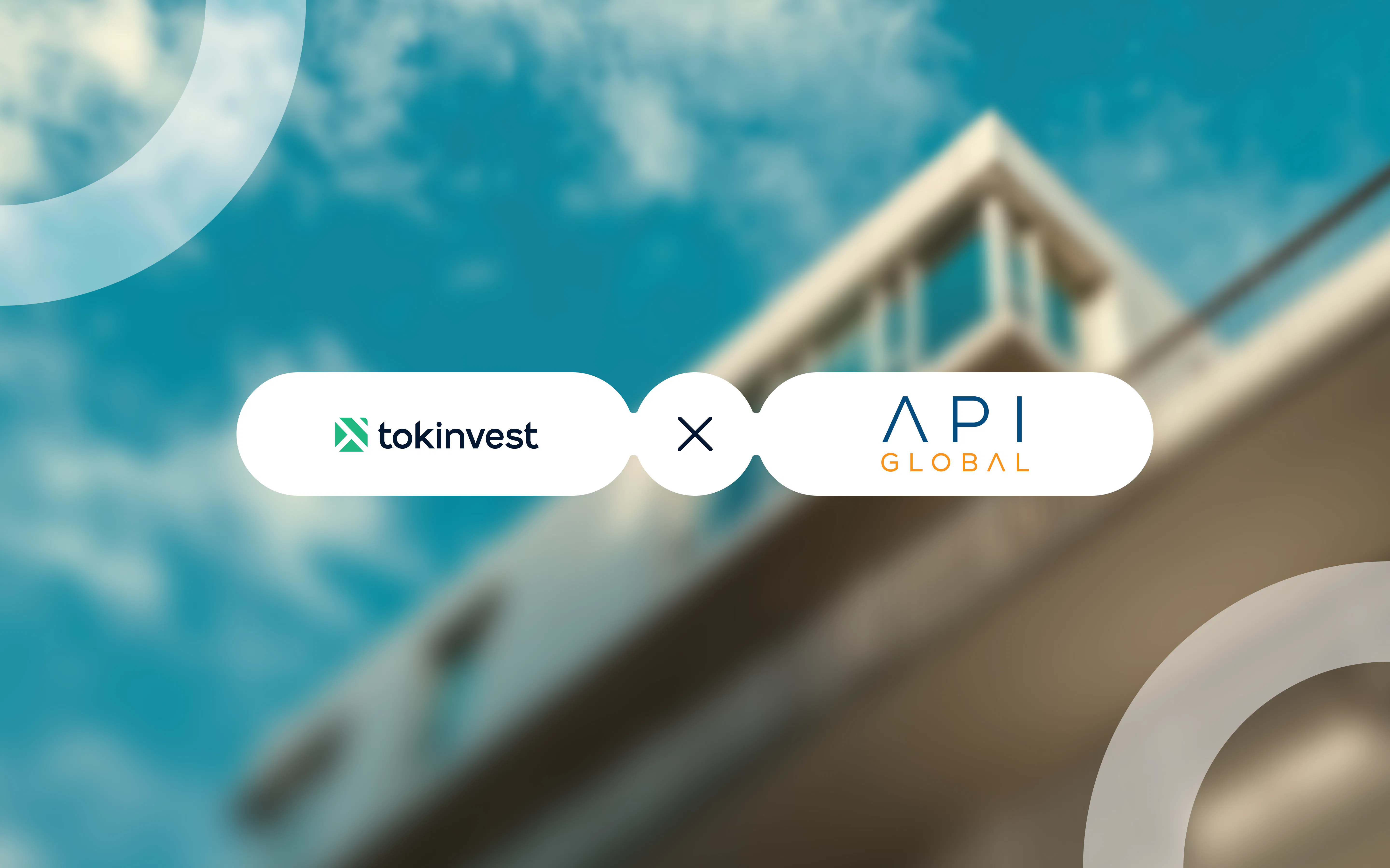 A graphic highlighting that Tokinvest and API Global are partnered.