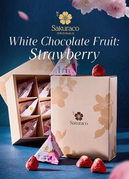White Chocolate Fruit: Strawberry