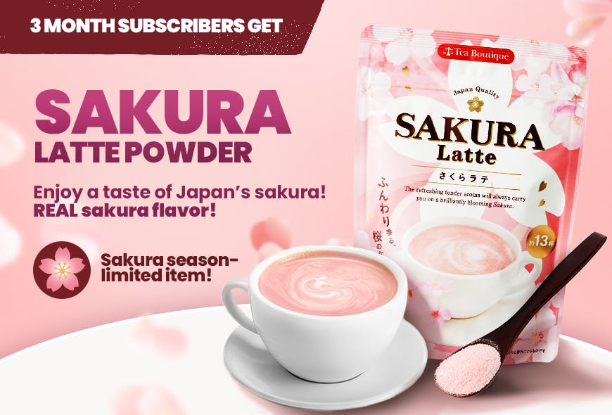TokyoTreat's Sakura Sweets & Treats Bonus campaign featuring 3-month bonus items.