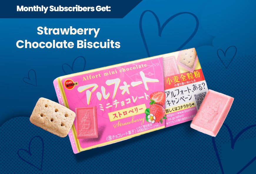 Strawberry Chocolate Biscuit