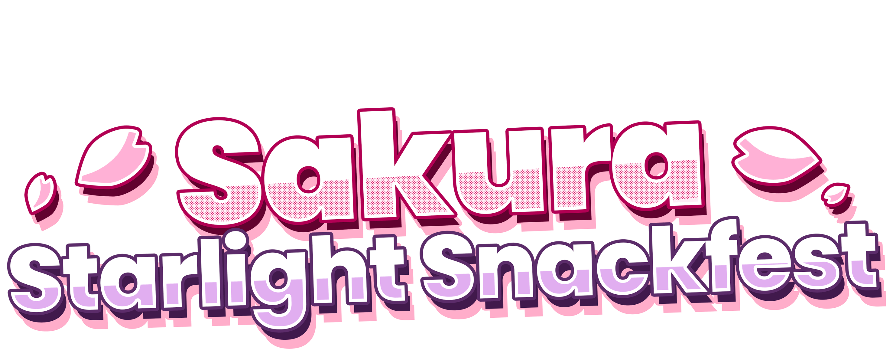 Sakura Starlight Snackfest theme logo.