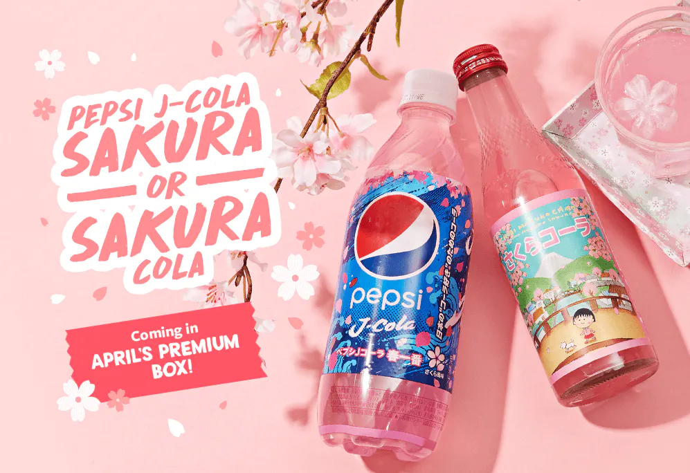 Sakura Cola Is Coming To You Tokyotreat Japanese Candy Snacks Subscription Box