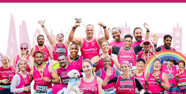 Team Tommy's 2026 site banner