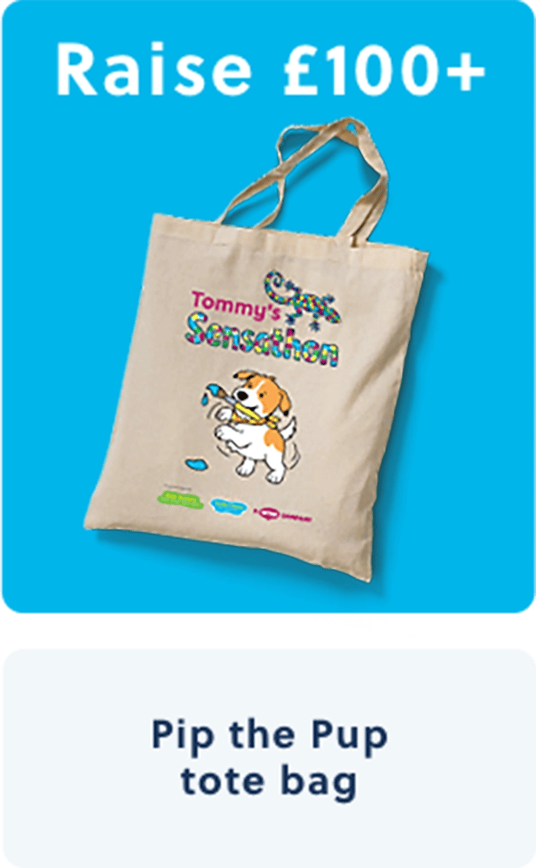 Raise £100+ Pip the Pup tote bag