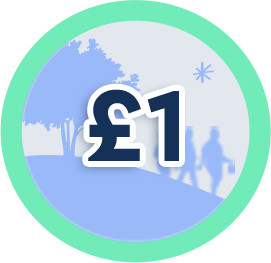 £1 raised