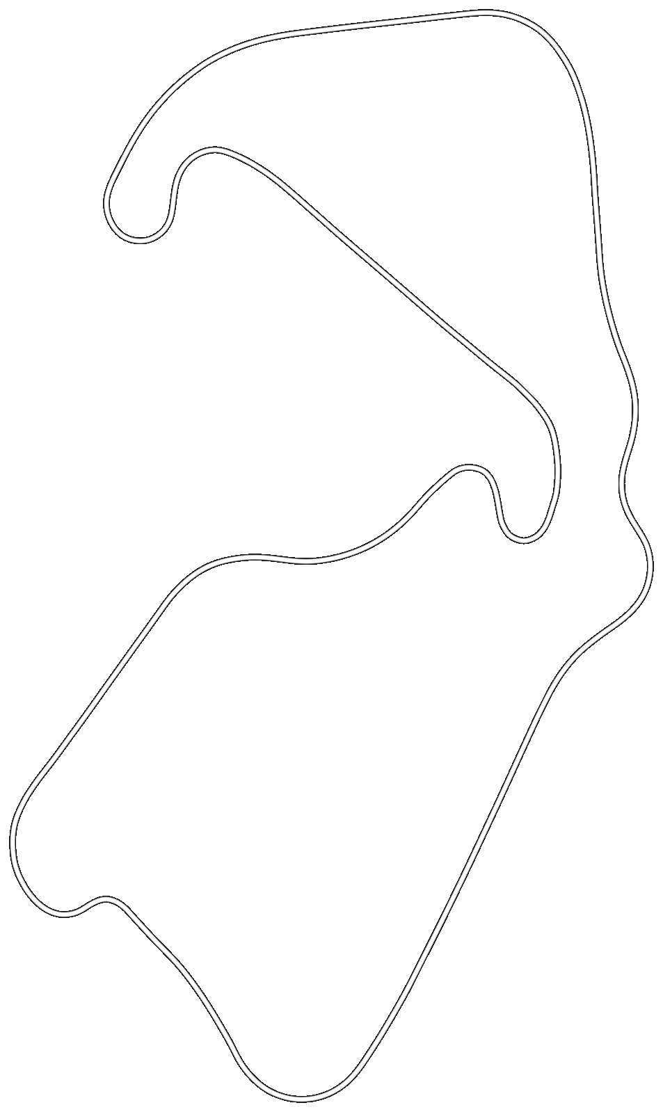 Map of Silverstone GP