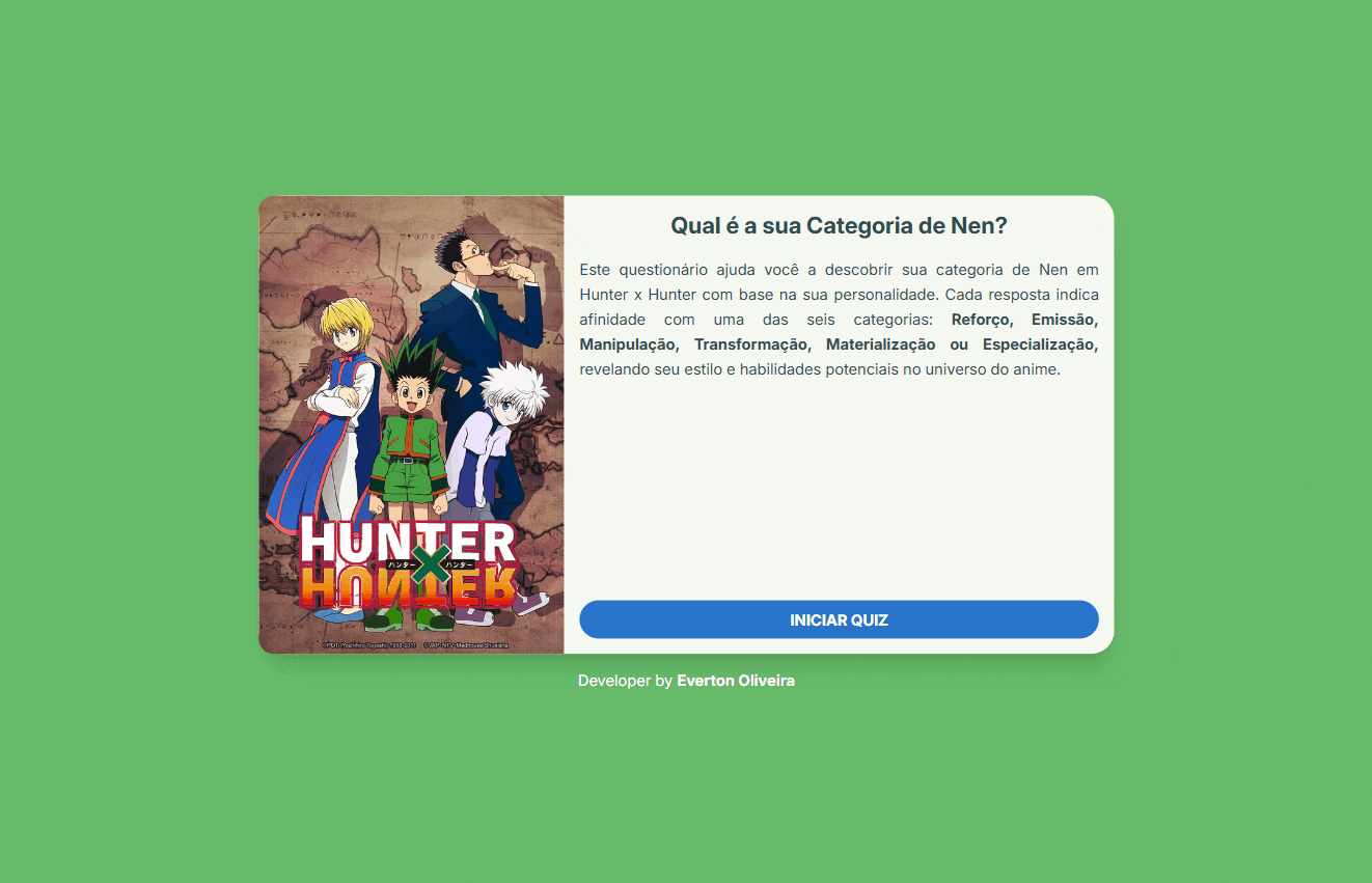 Hunter x Hunter - Quiz
