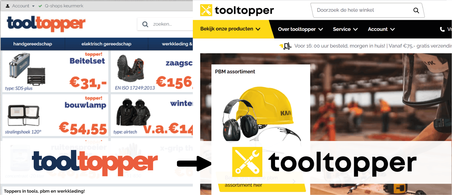 Vernieuwde website