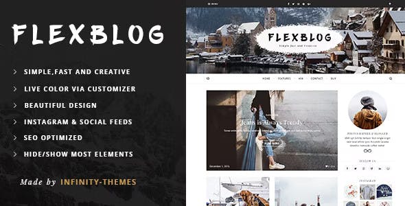 Flexblog - A Personal WordPress Blog Theme