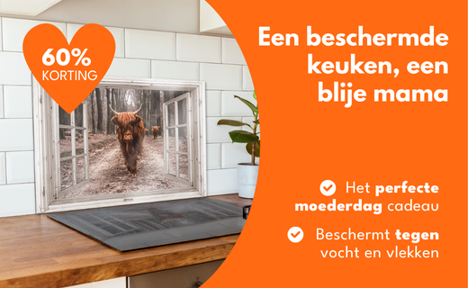 Spatscherm keuken banner mobiel