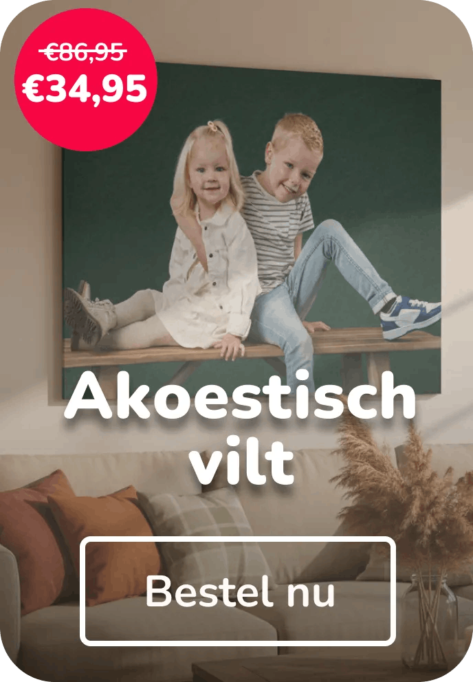 Akoestisch vilt eigen foto
