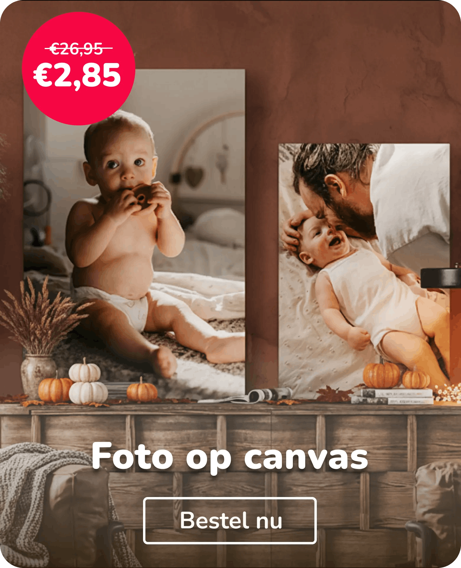 Foto op canvas