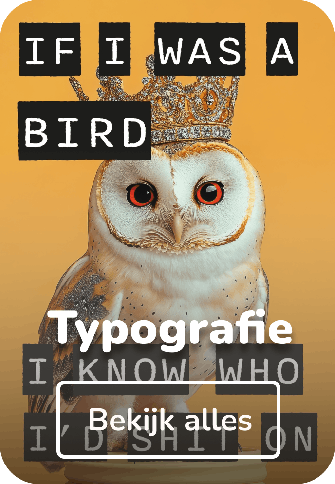 Glas schilderijen typografie