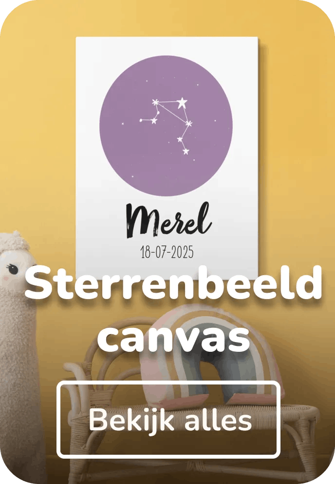 Sterrenbeeld canvas