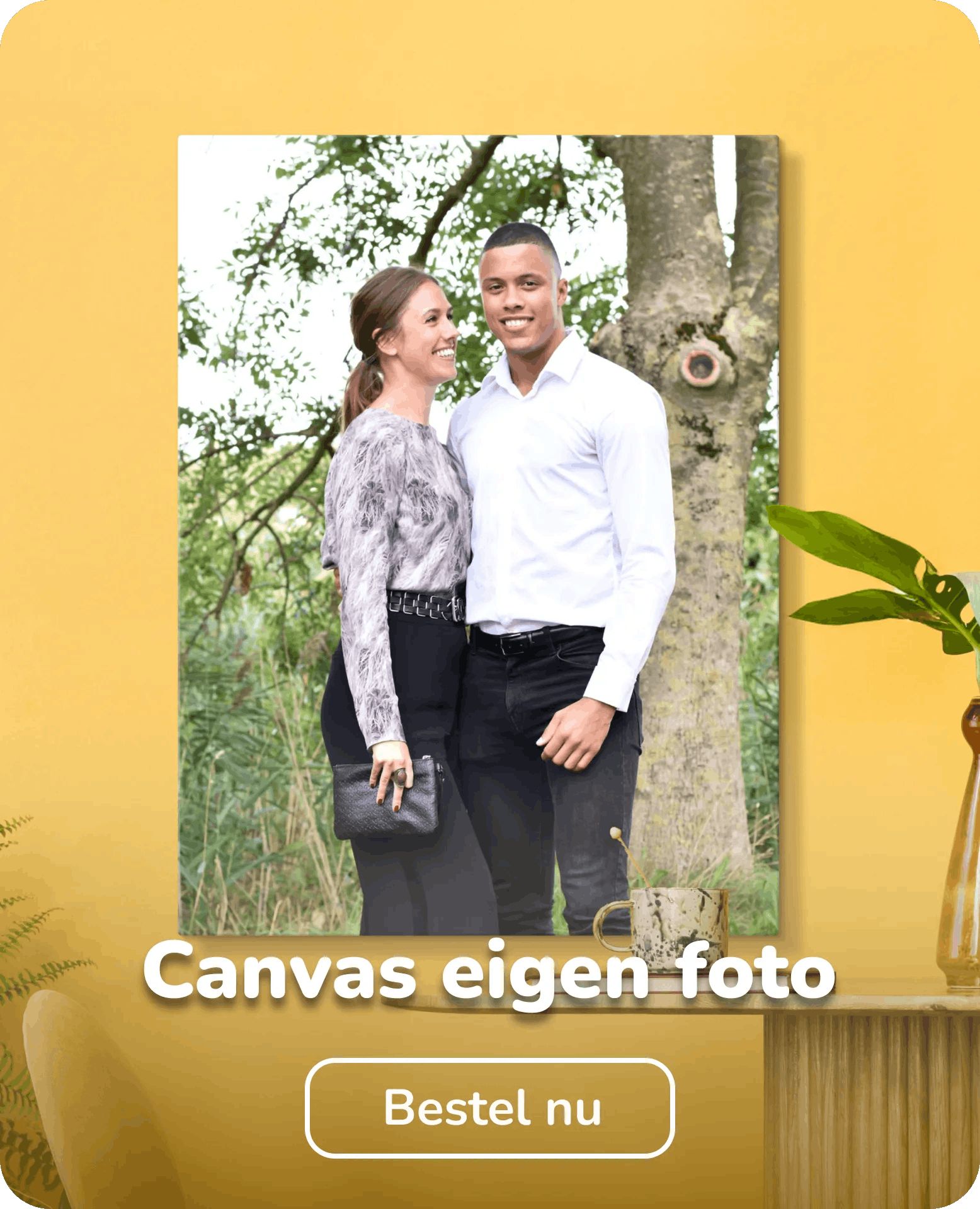 Canvas eigen foto