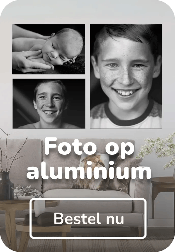 Foto op aluminium