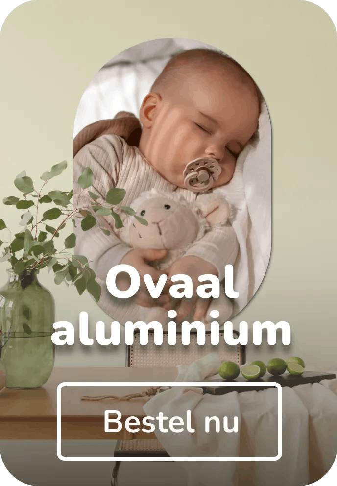 Foto op aluminium ovaal