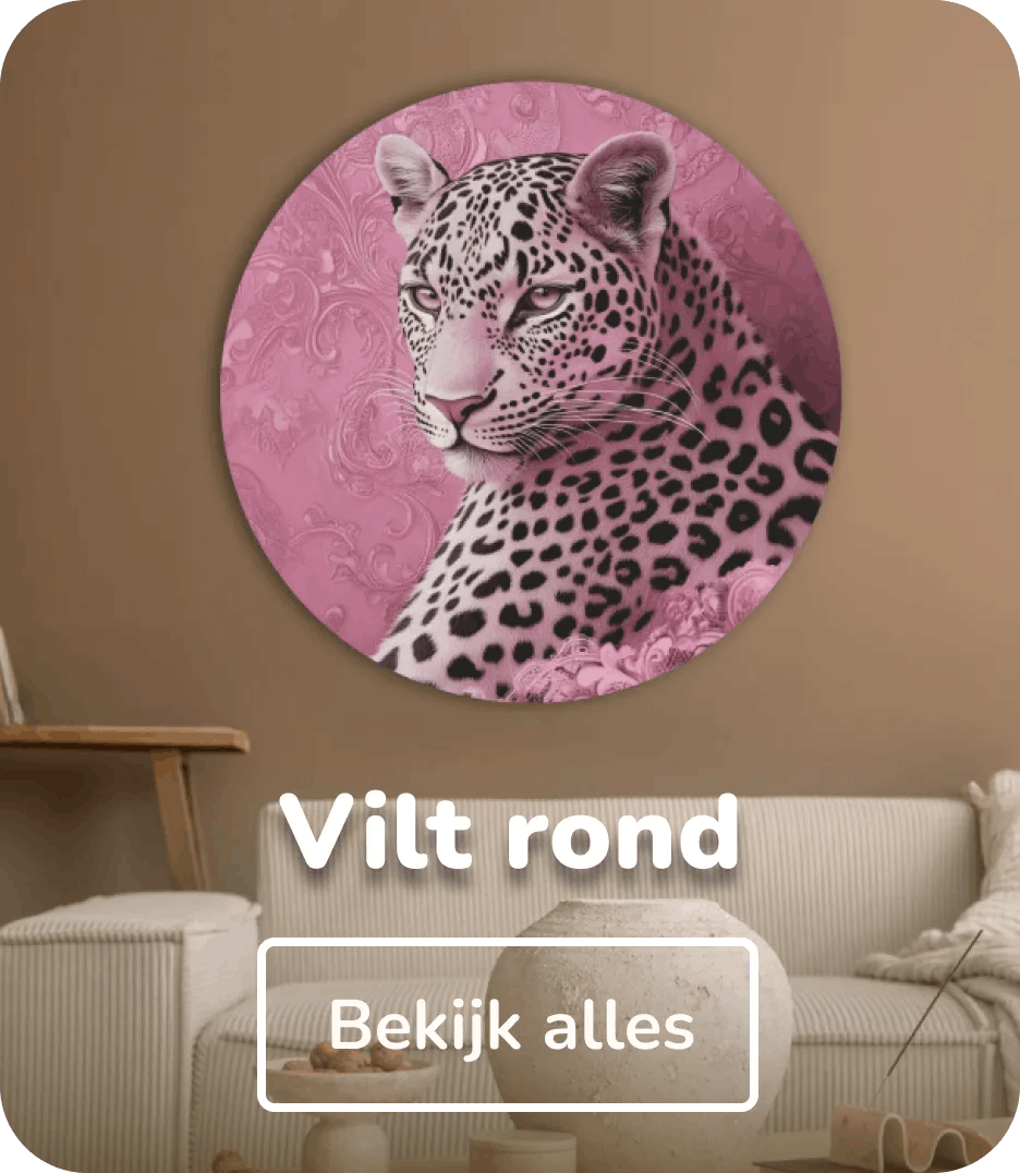 Vilt schilderijen rond