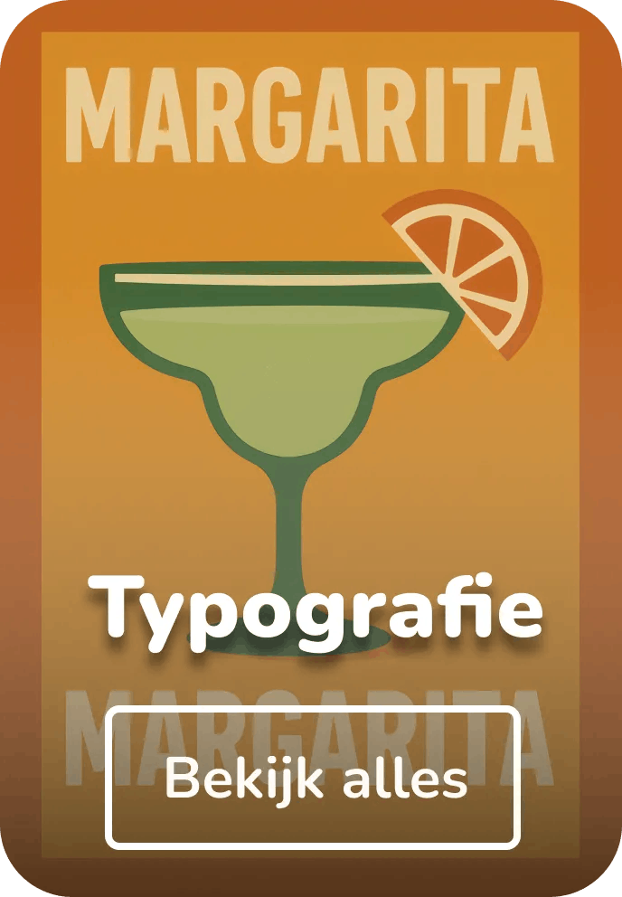 Vilt schilderijen typografie