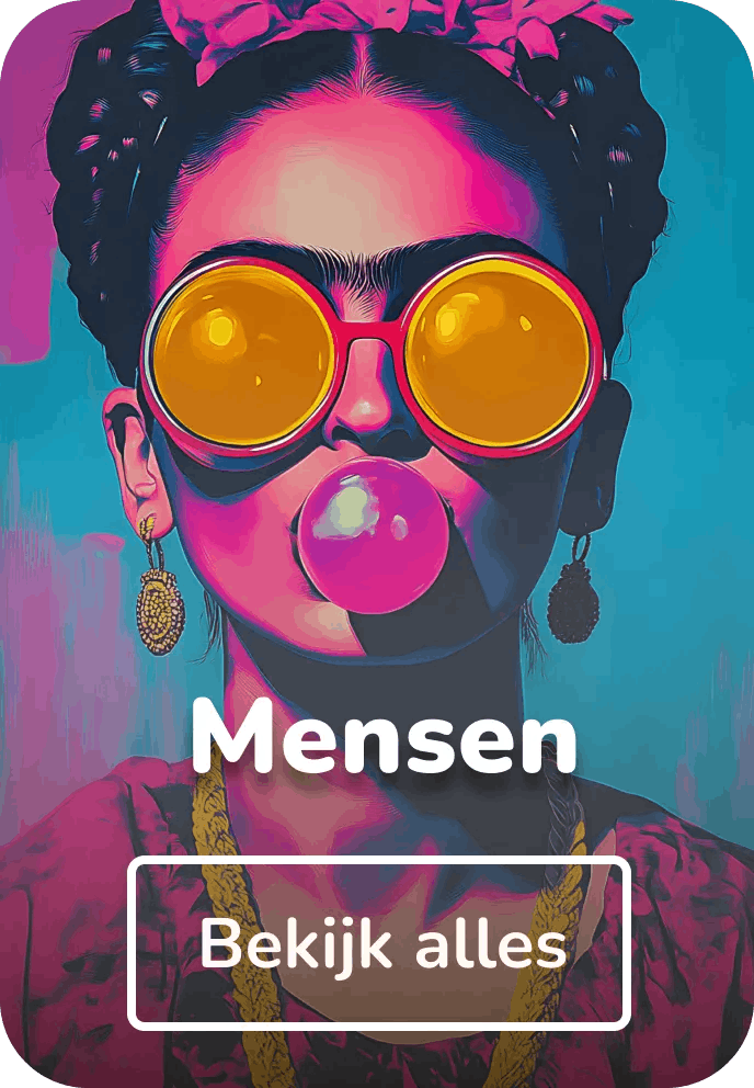 Poster in lijst mensen