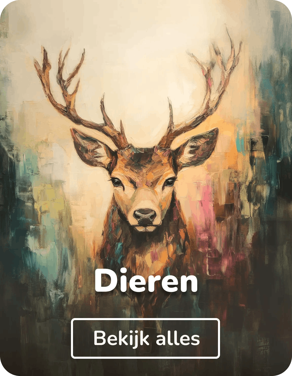 Poster in lijst dieren