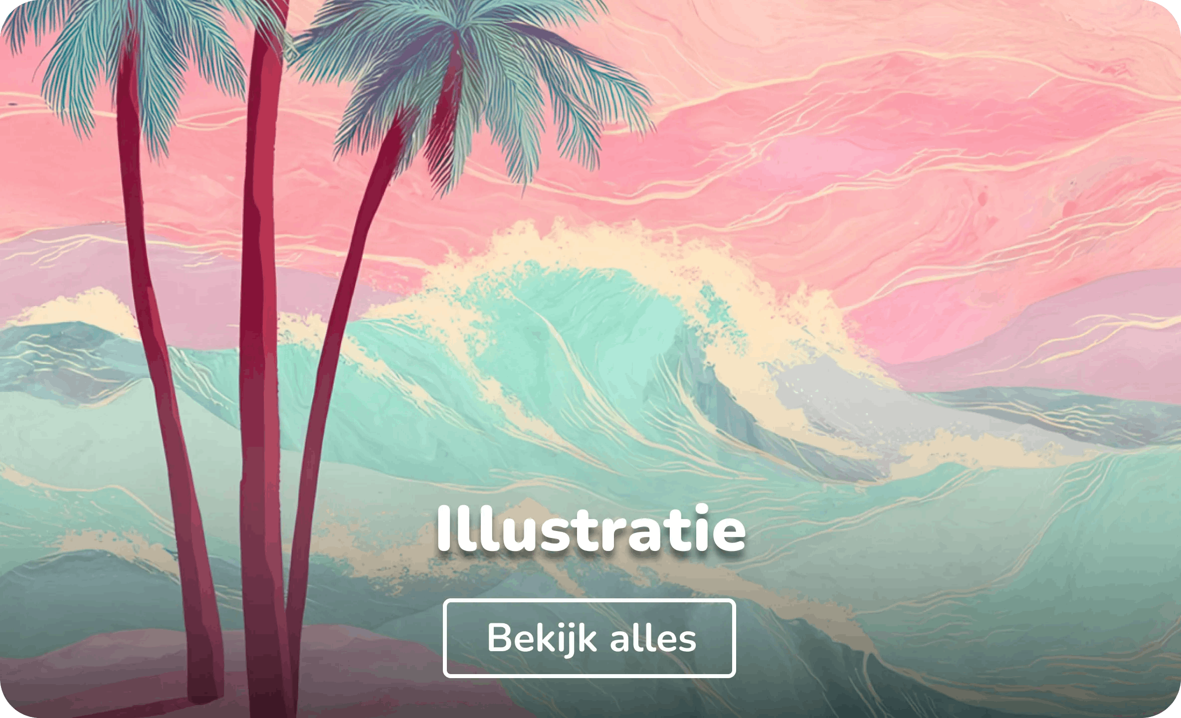Wandkleed illustraties