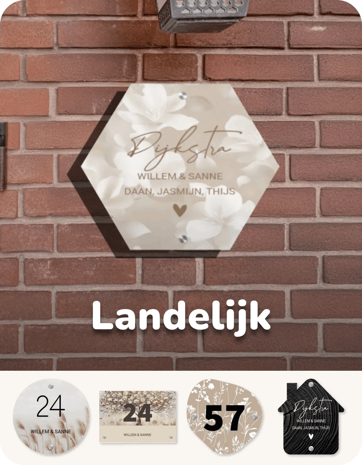 Naambordje landelijk