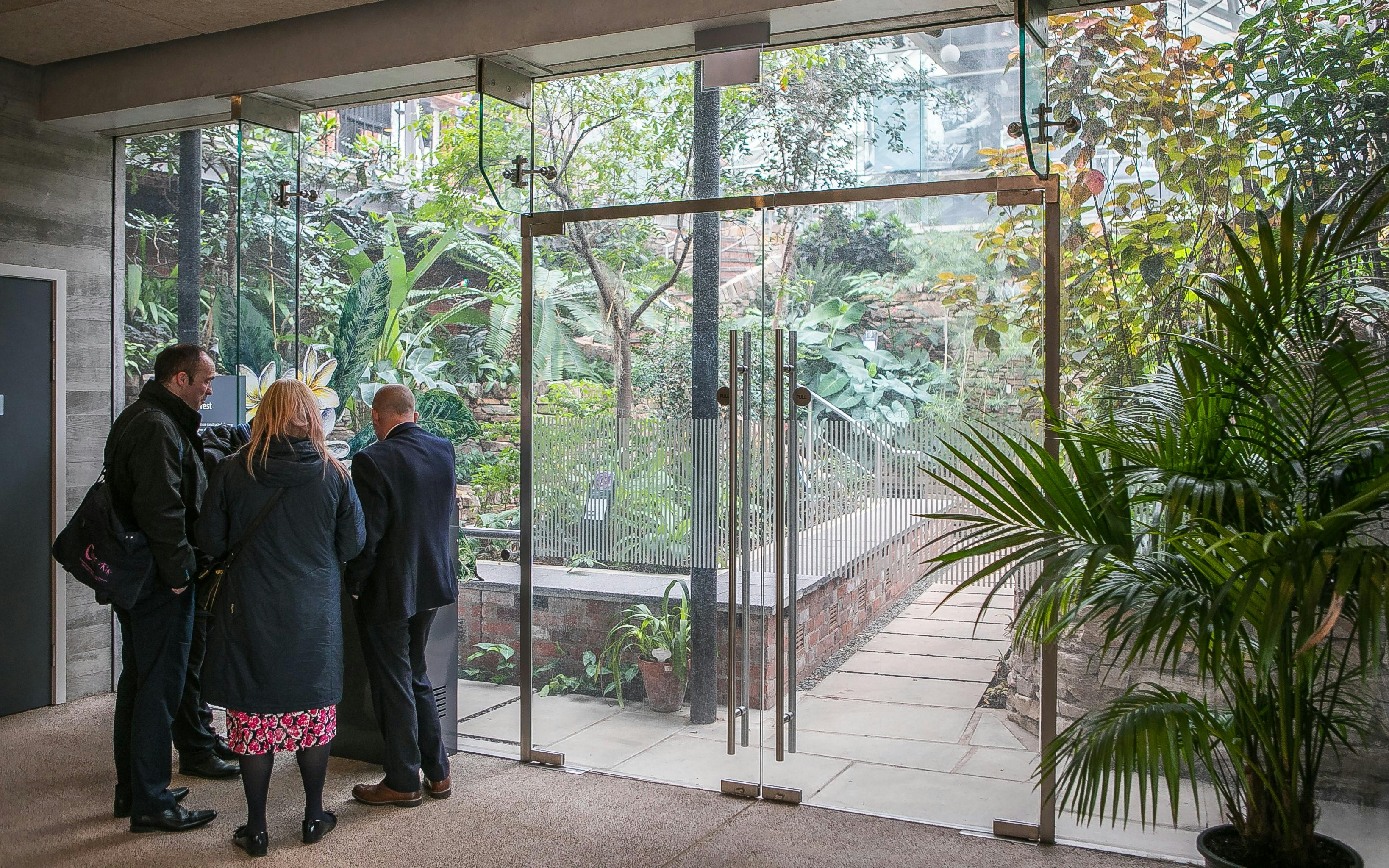 "Glass Lobby Inside Tropical Ravine Belfast Botanic Gardens"