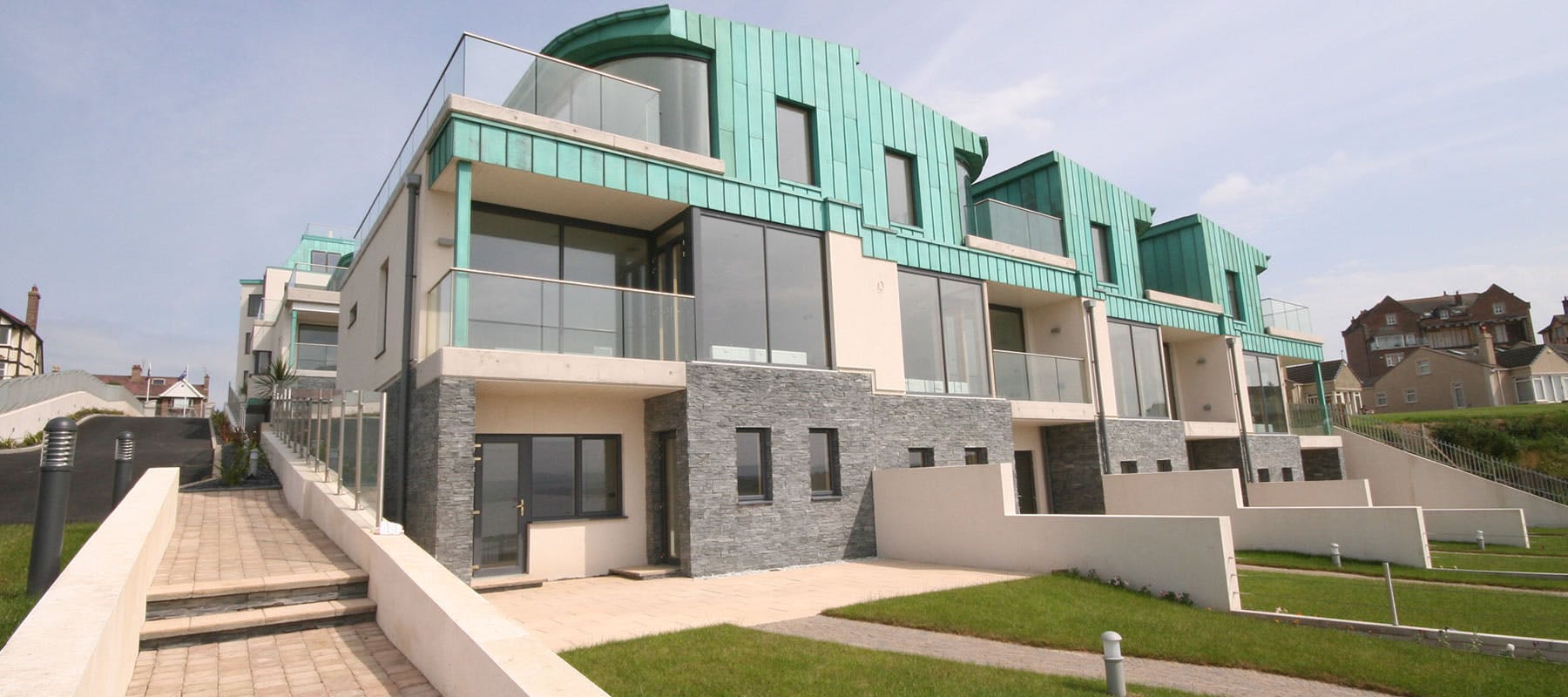 "Glass Balustrades at Residential Development Edgewater Portstewart"