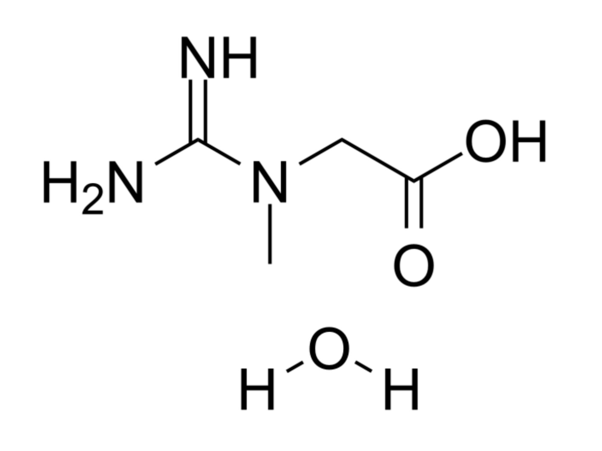 Creatine Monohydrate Chemical Structure