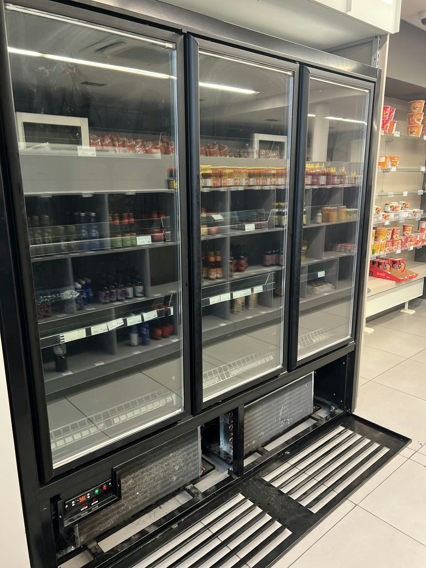 Congélateur vitrine