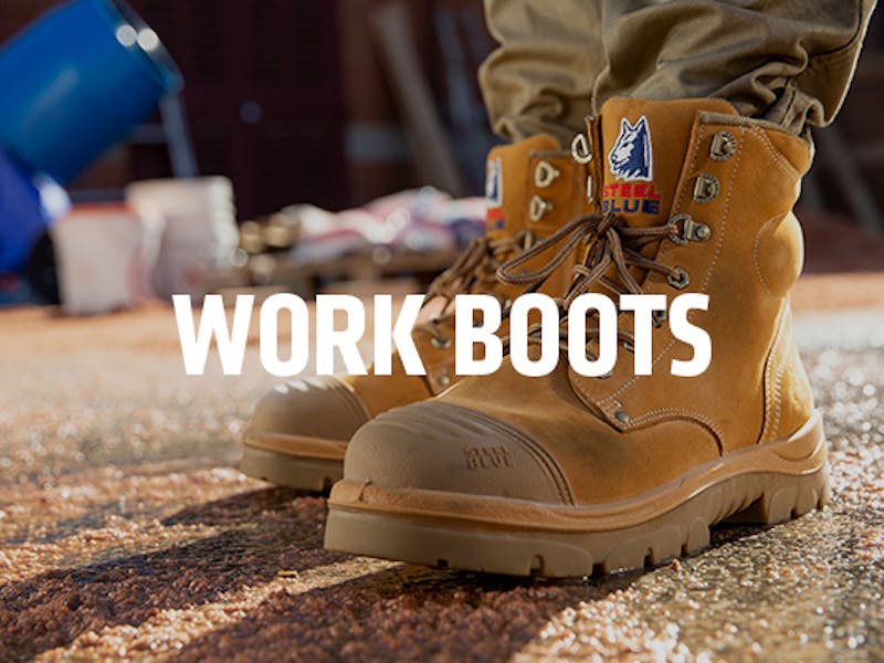 Work Boots | Safety Boots, Steel Cap, Zip Sided - Totally Workwear