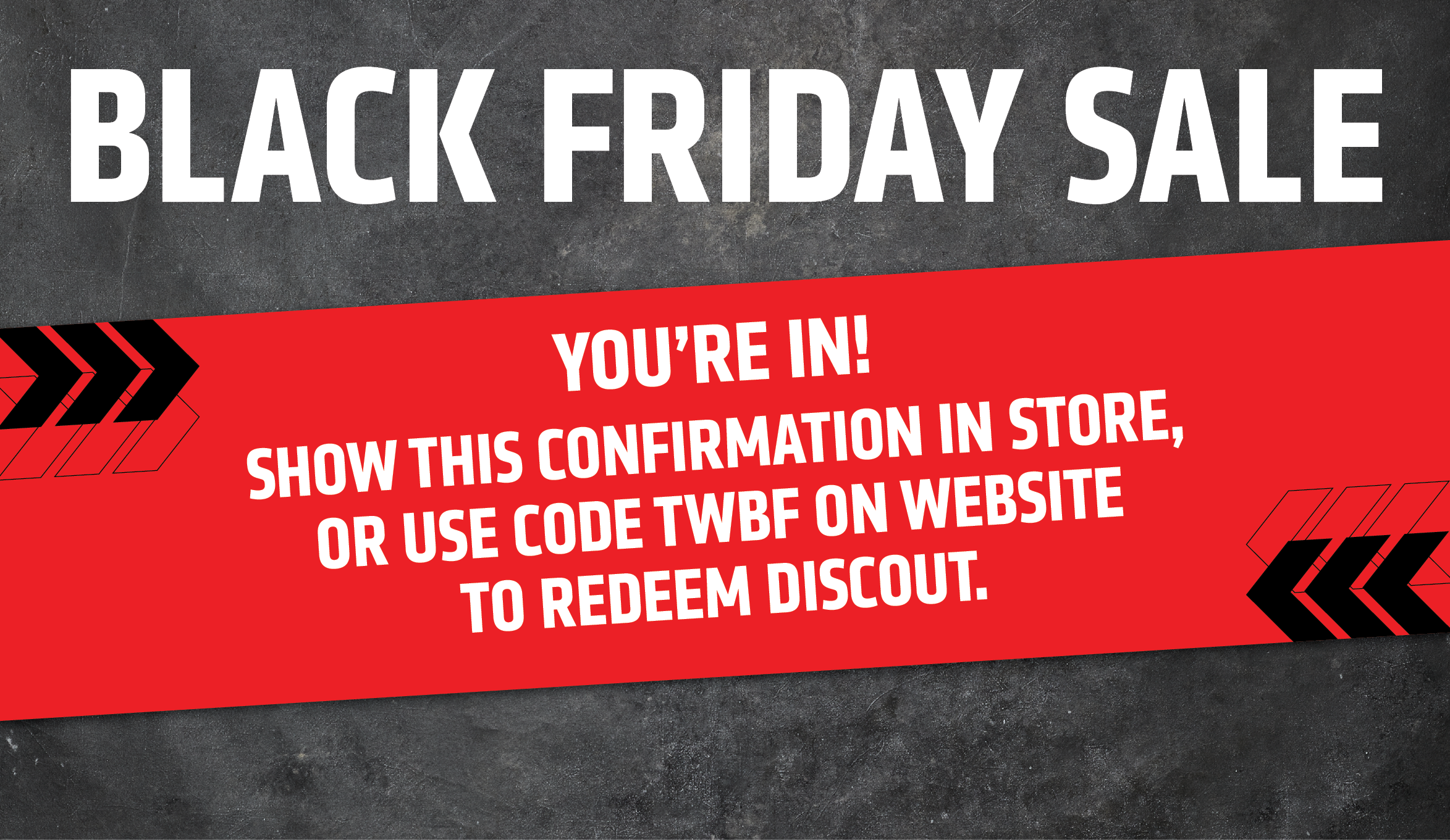 Entry Confirmed - You're all set!