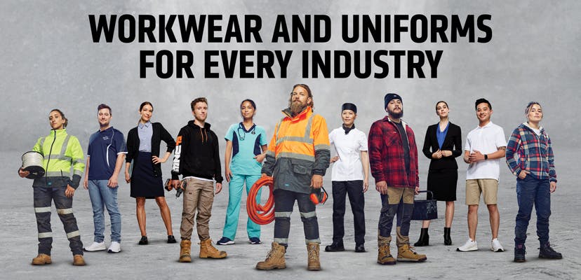 Homepage Banner - Workwear and Uniforms for Every Industry
