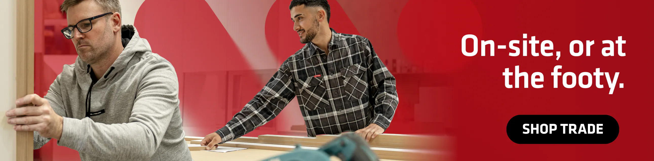 Totally workwear banner