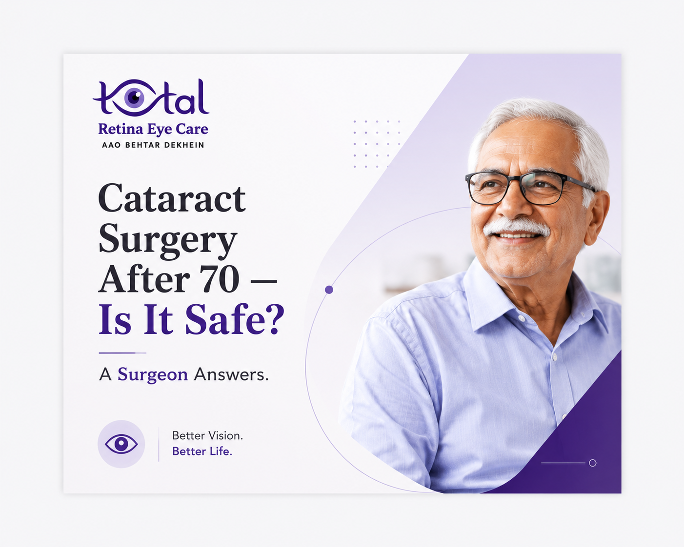 Cataract Surgery After 70: Is It Safe? A Surgeon Answers