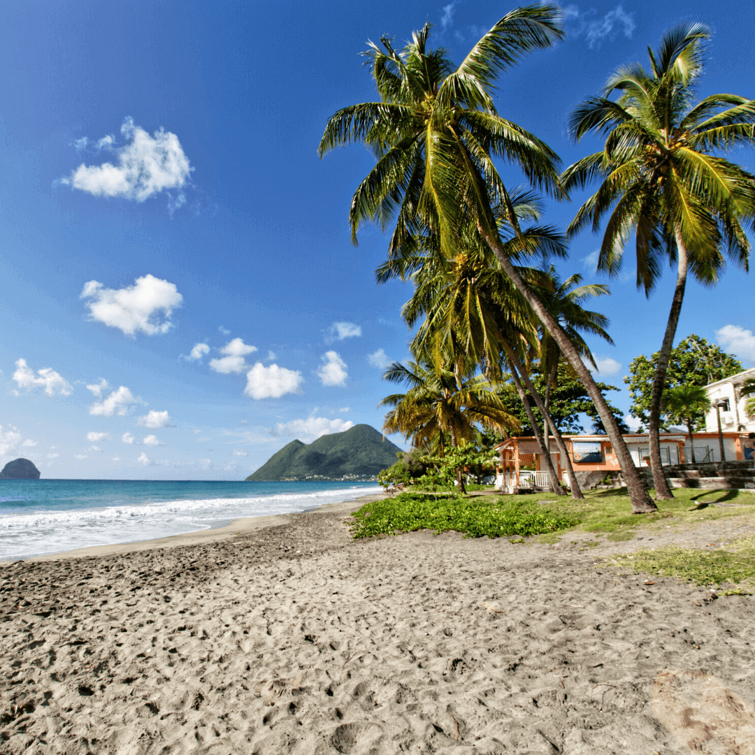 Martinique avril plage