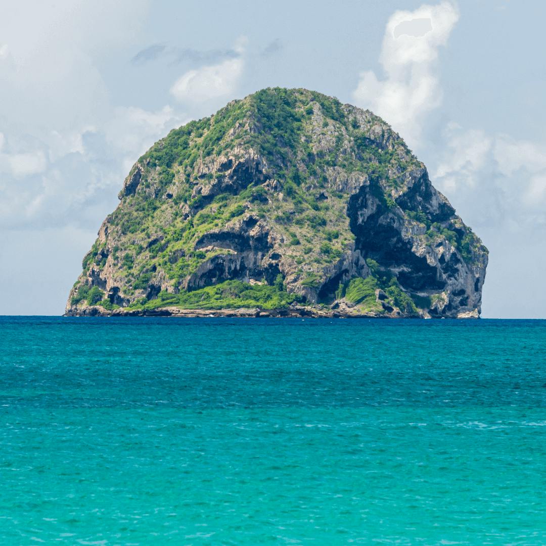 Diamond Rock in Martinique