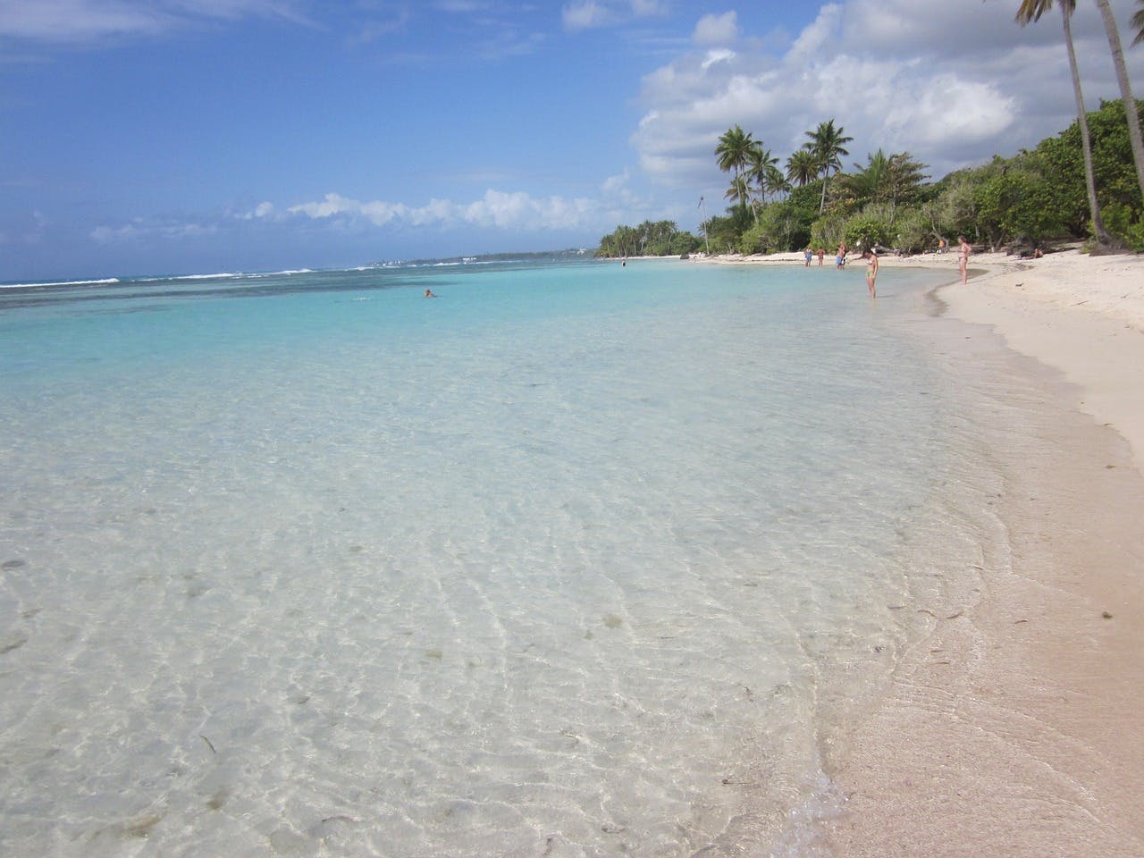 Plage de la Caravelle en Guadeloupe