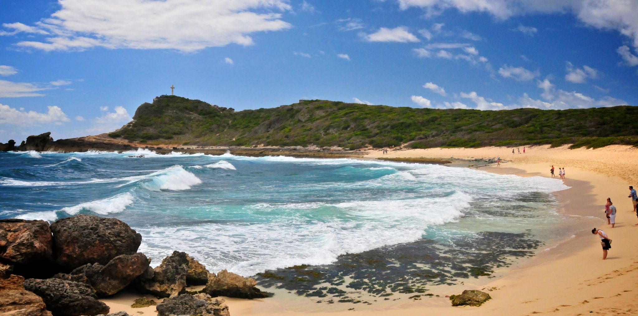 Plage de la Pointe des Chateaux en Guadeloupe