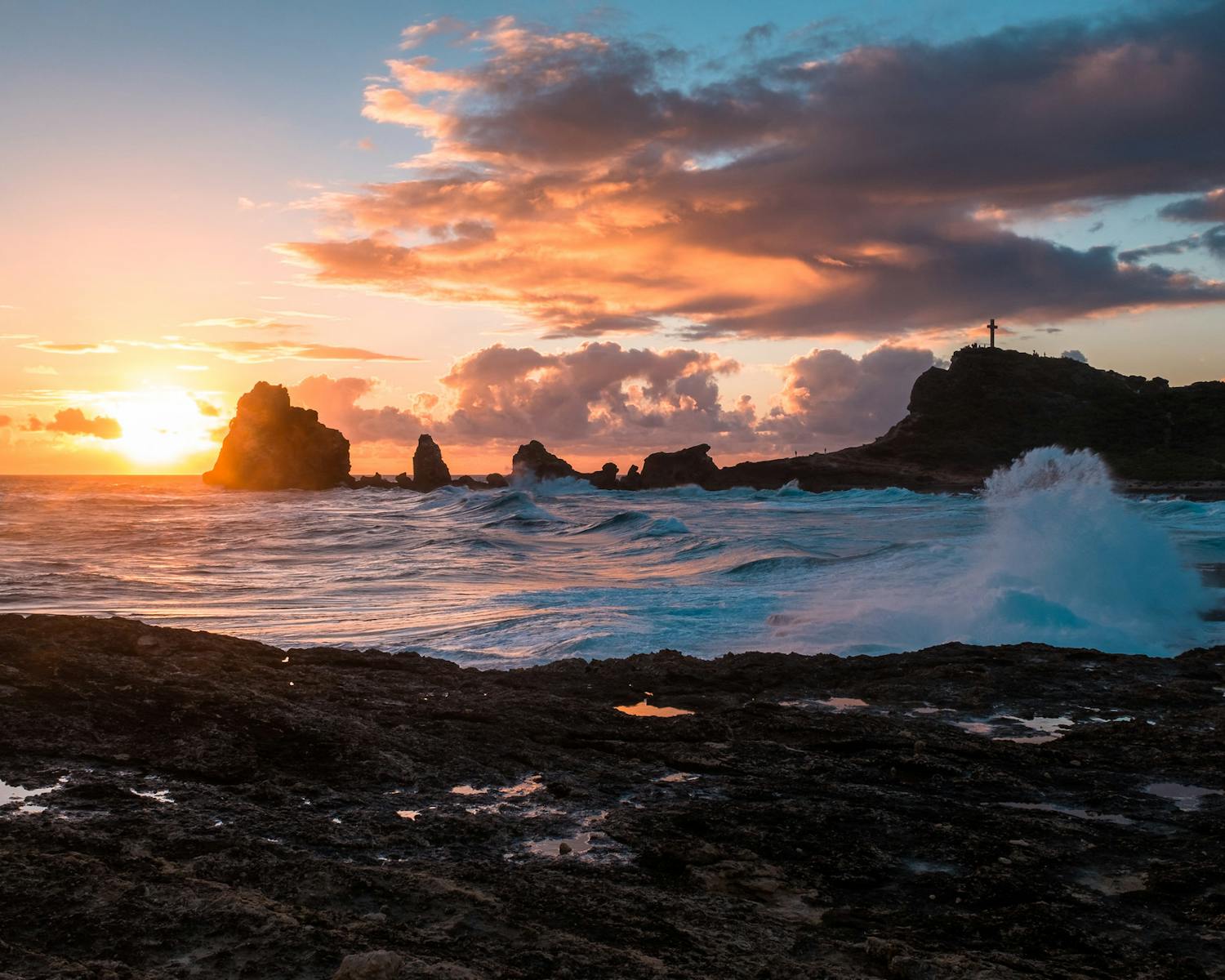 Plage Pointe des Château en Guadeloupe