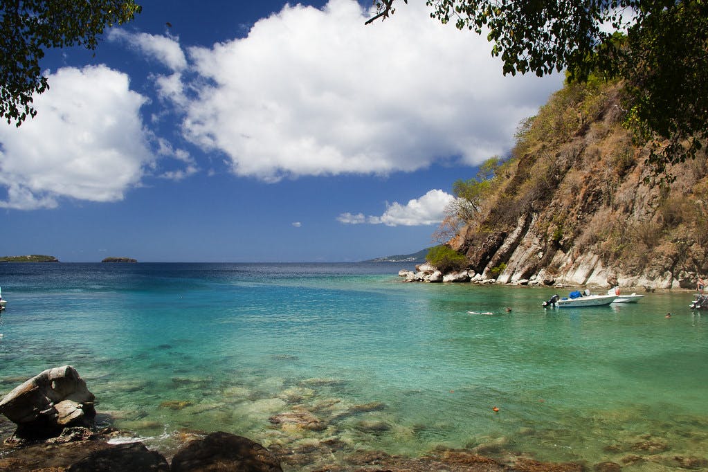 Plage Pain de Sucre Terre de haut Guadeloupe