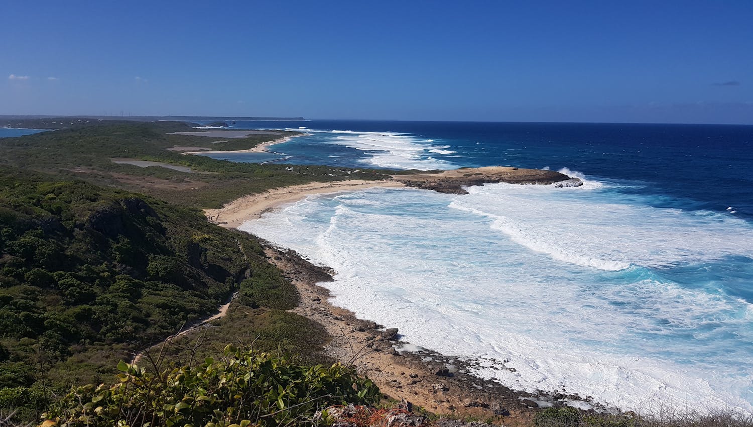 Pointe des Chateaux en Guadeloupe